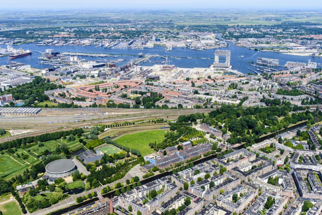 Luchtfoto Westergasterrein